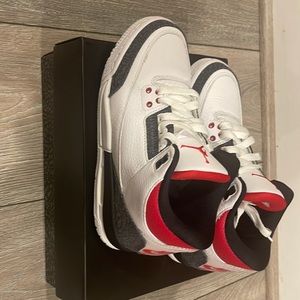 Brand New Air Jordan 3 Retro SE, size 4Y, Fire Red